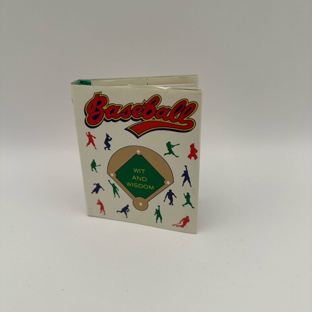 VTG BASEBALL WIT AND WISDOM--RUNNING PRESS MINATURE EDITION--1992